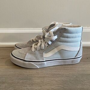 Vans Light Blue High-Top Sneakers